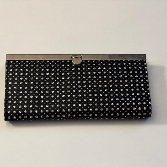 Maurices Handbags - Maurice’s black and silver glitter polka dot wallet